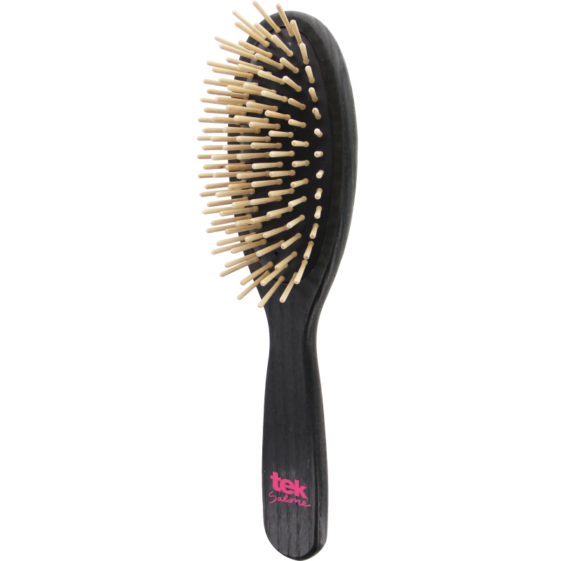 Tek Large Black Oval Brush with Short Pins