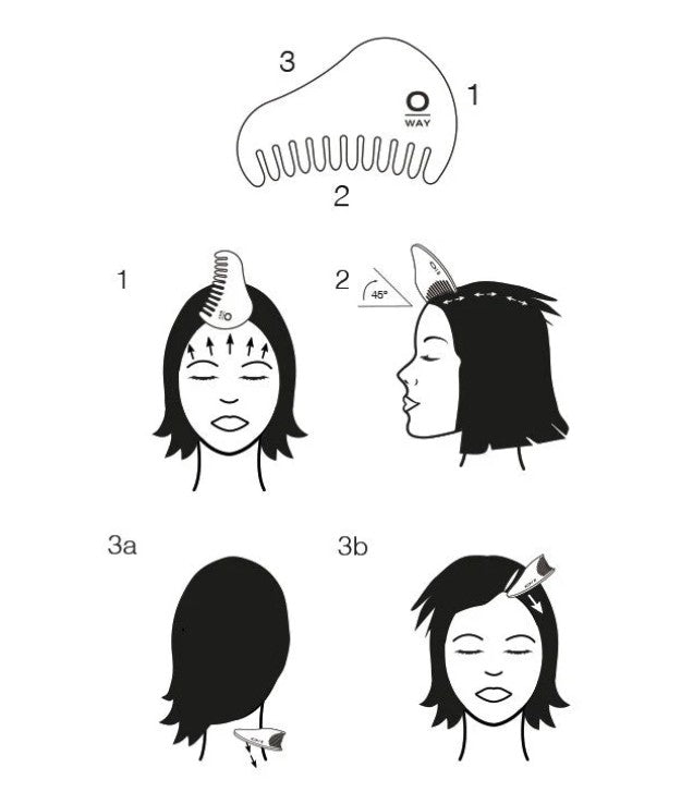 Oway volcanic comb how to use