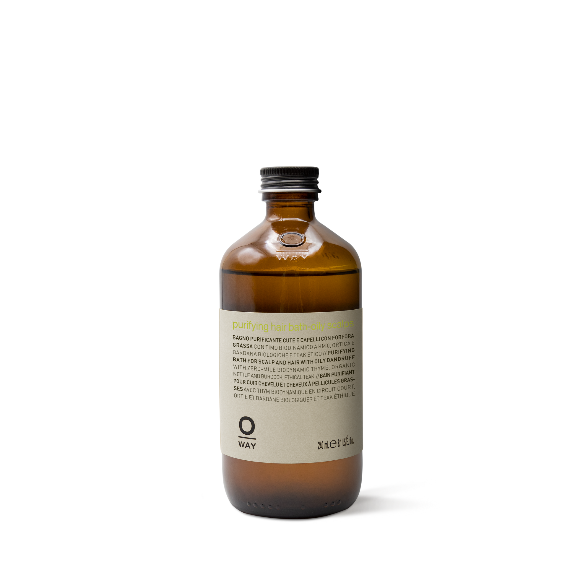 Oway purifying hair bath - oily scalp 240 ml