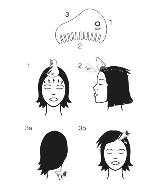 Oway volcanic comb how to use